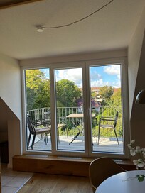 Fenster zum Balkon