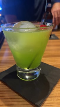 One of the spooky drinks (so strong .. not mad at it )