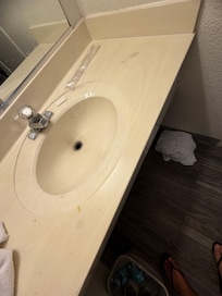 Stains on sink
