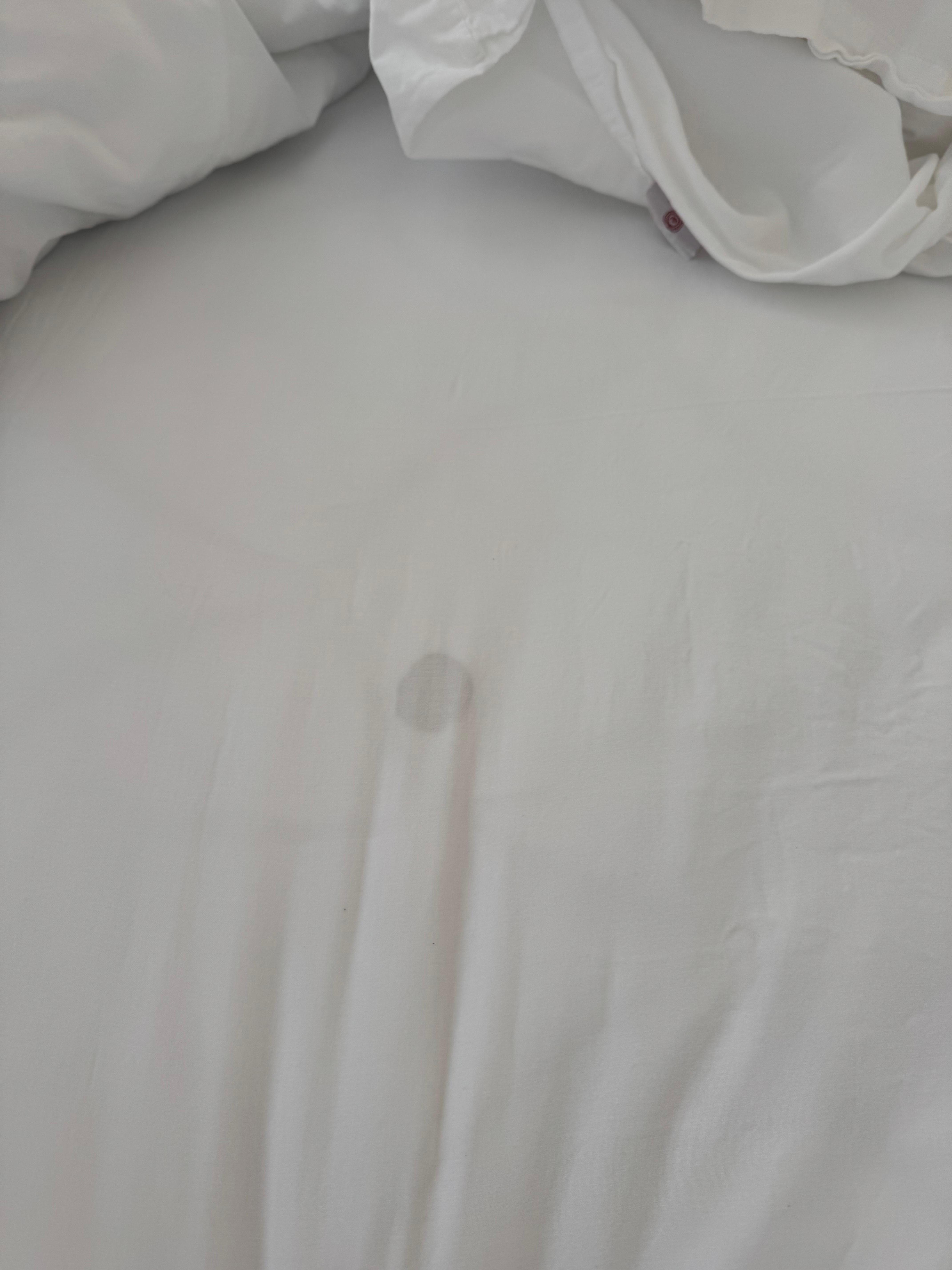 Period stain under the clean sheets ( on the matress protector) 