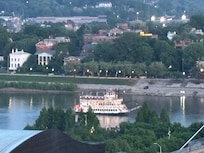 River from rooftop