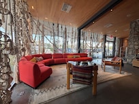 Love the mcm vibe. You do have to pay a resort fee (50 a night) even if you aren’t using the pool and spa amenities, which I was irritated by since I just needed a bed and was leaving before sunrise the next day.