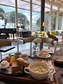 飯店本館大廳的lounge bar