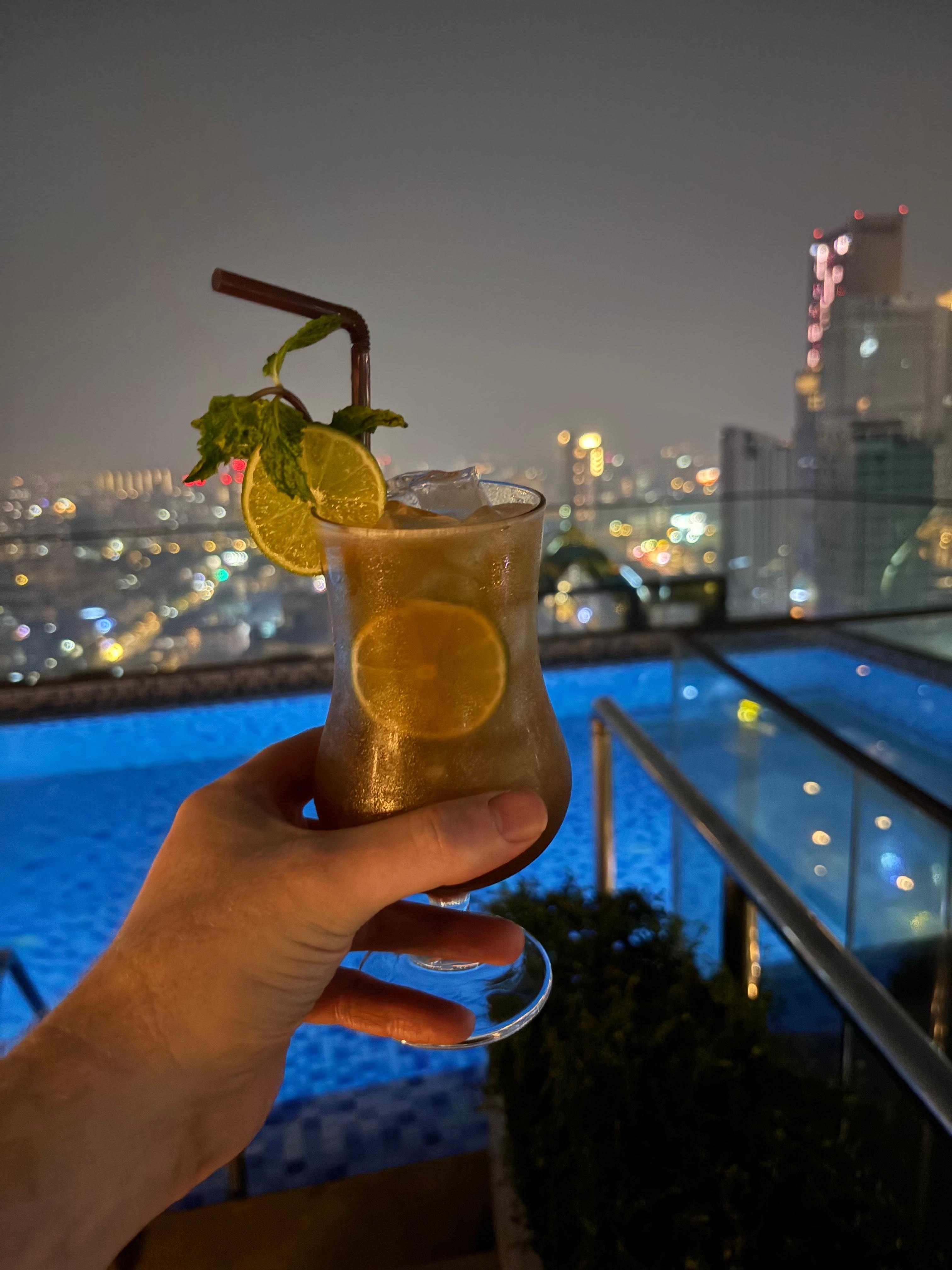 From there rooftop bar 