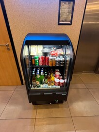 Fresh sandwiches and snacks for purchase.