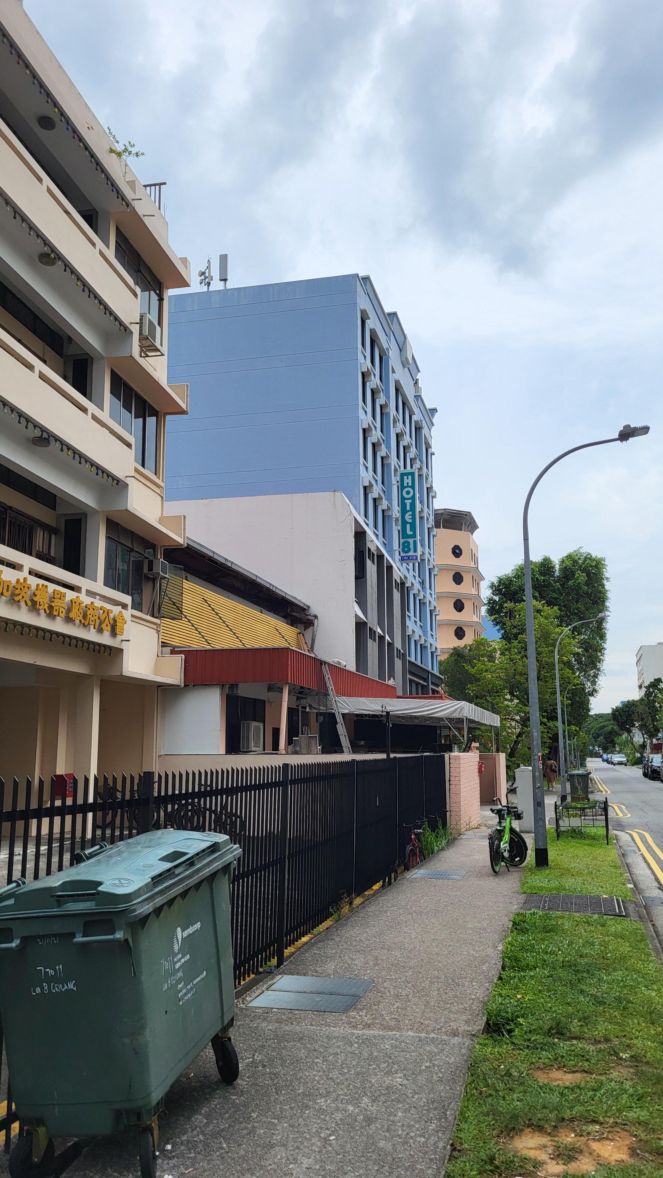 Hotel from the street