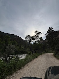 This is what the drive looks like going to your cabin