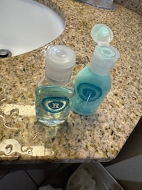 Used bottles left for us