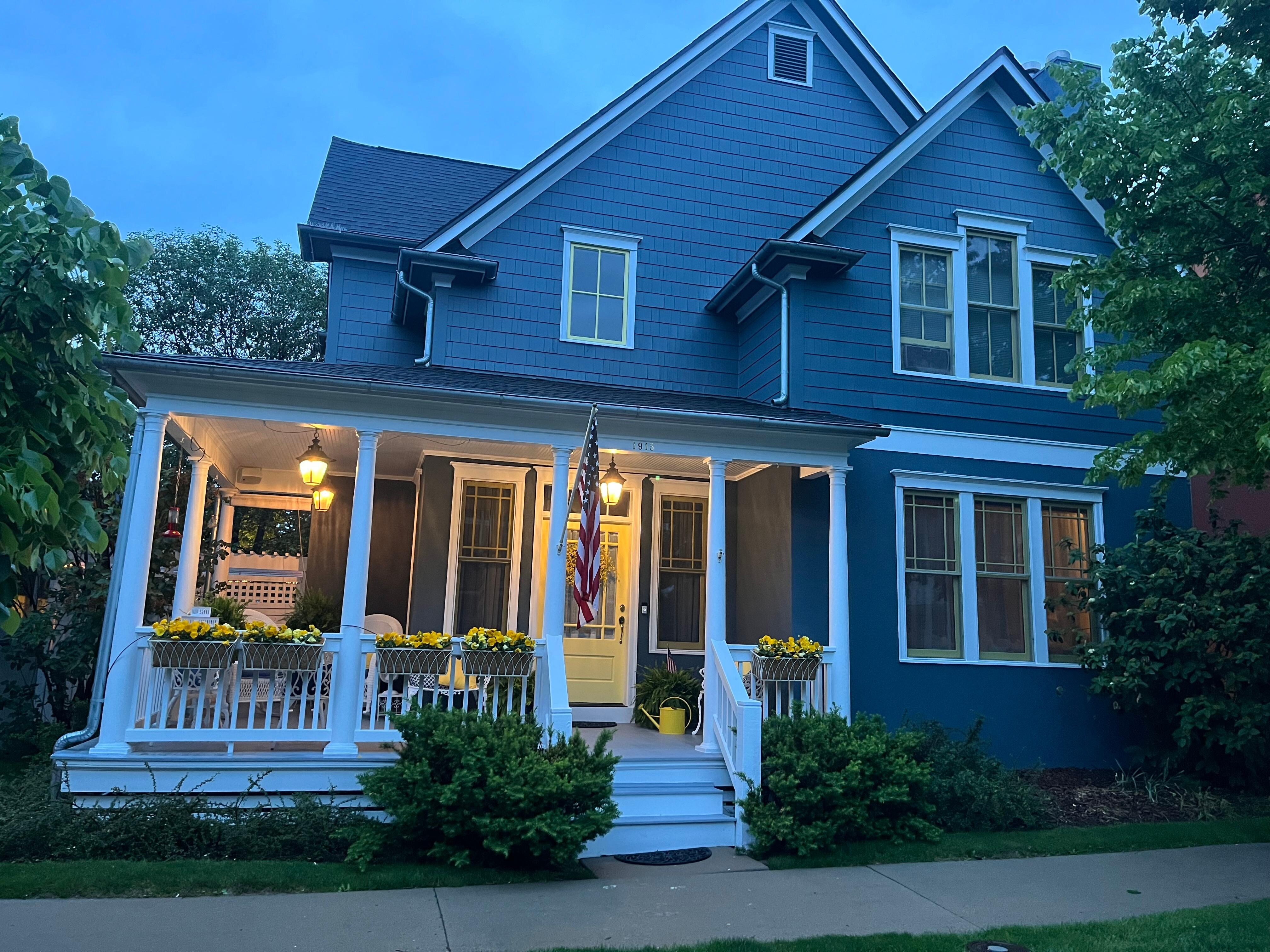 Front of the house from the street