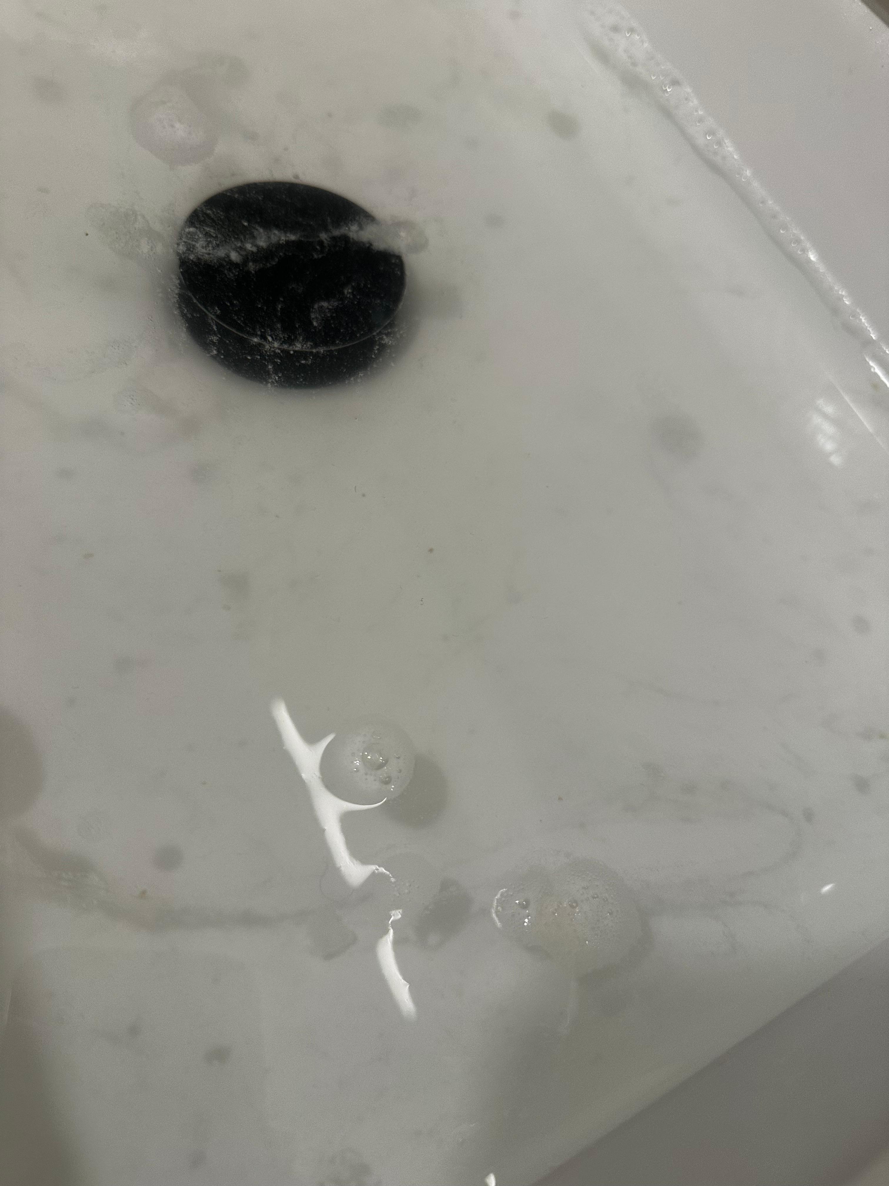 Bathroom sink drained poorly 