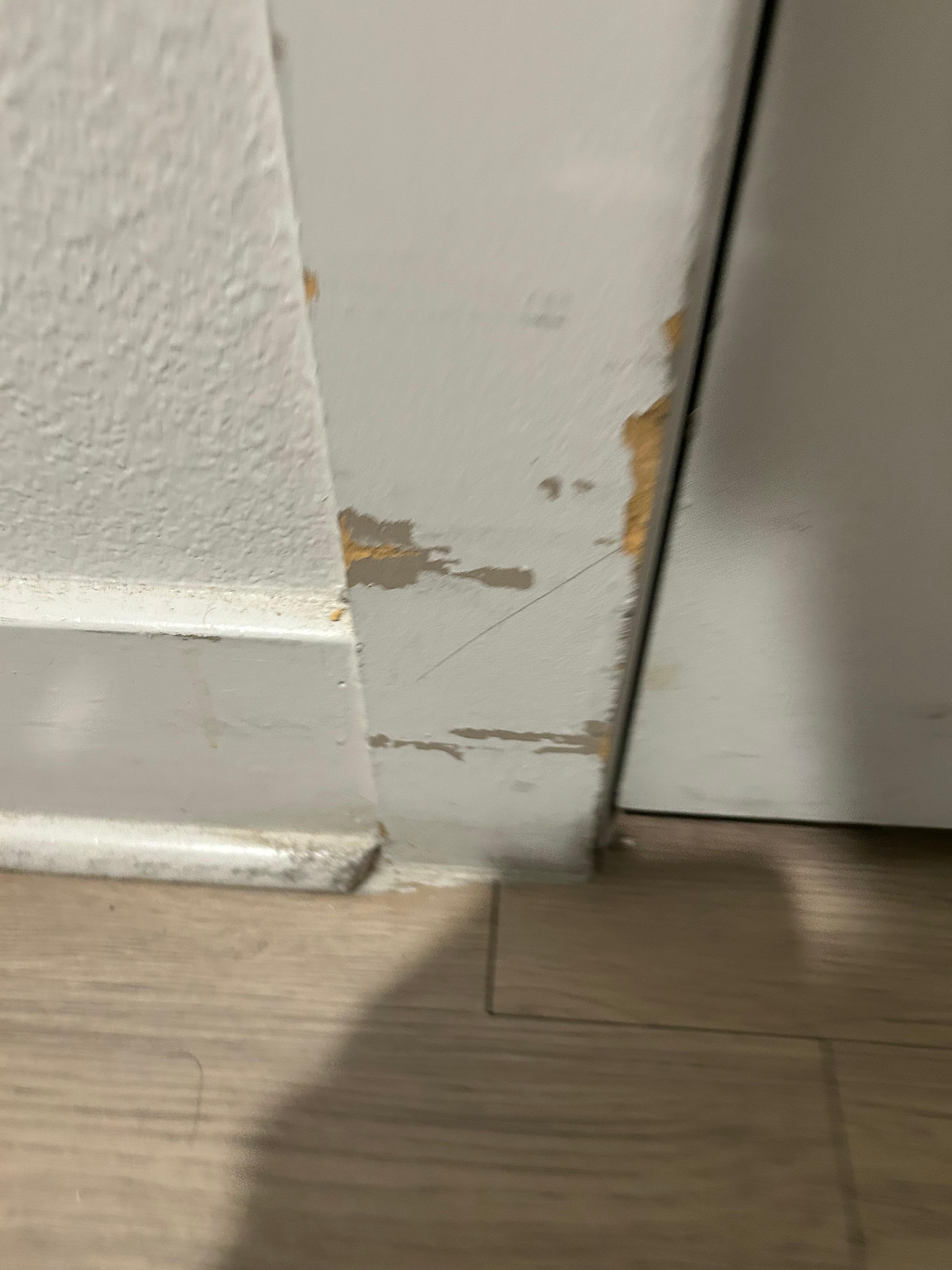 Chipped paint in many places 