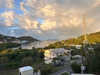 This is the view from the hotel balcony where breakfast is served.