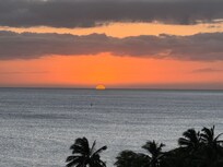 Sunset from the lanai.