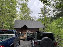 View from driveway
