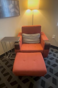 Dated and stained furniture