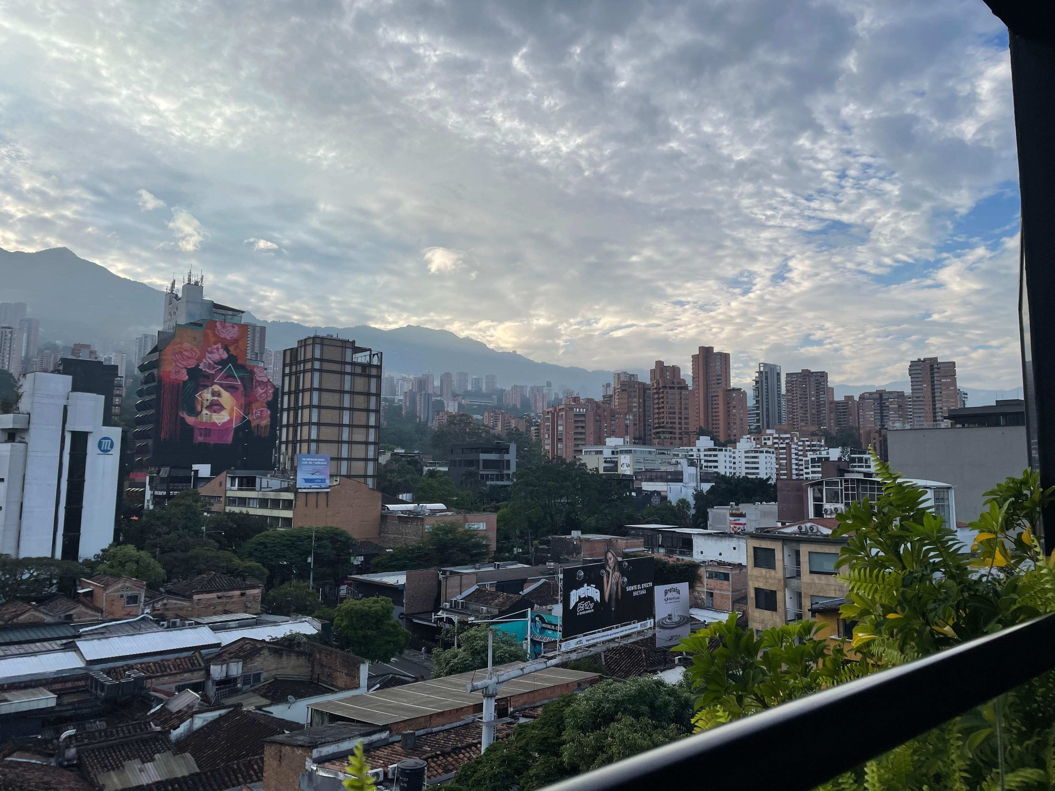 View from our balcony 