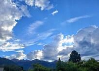 Evening balcony view