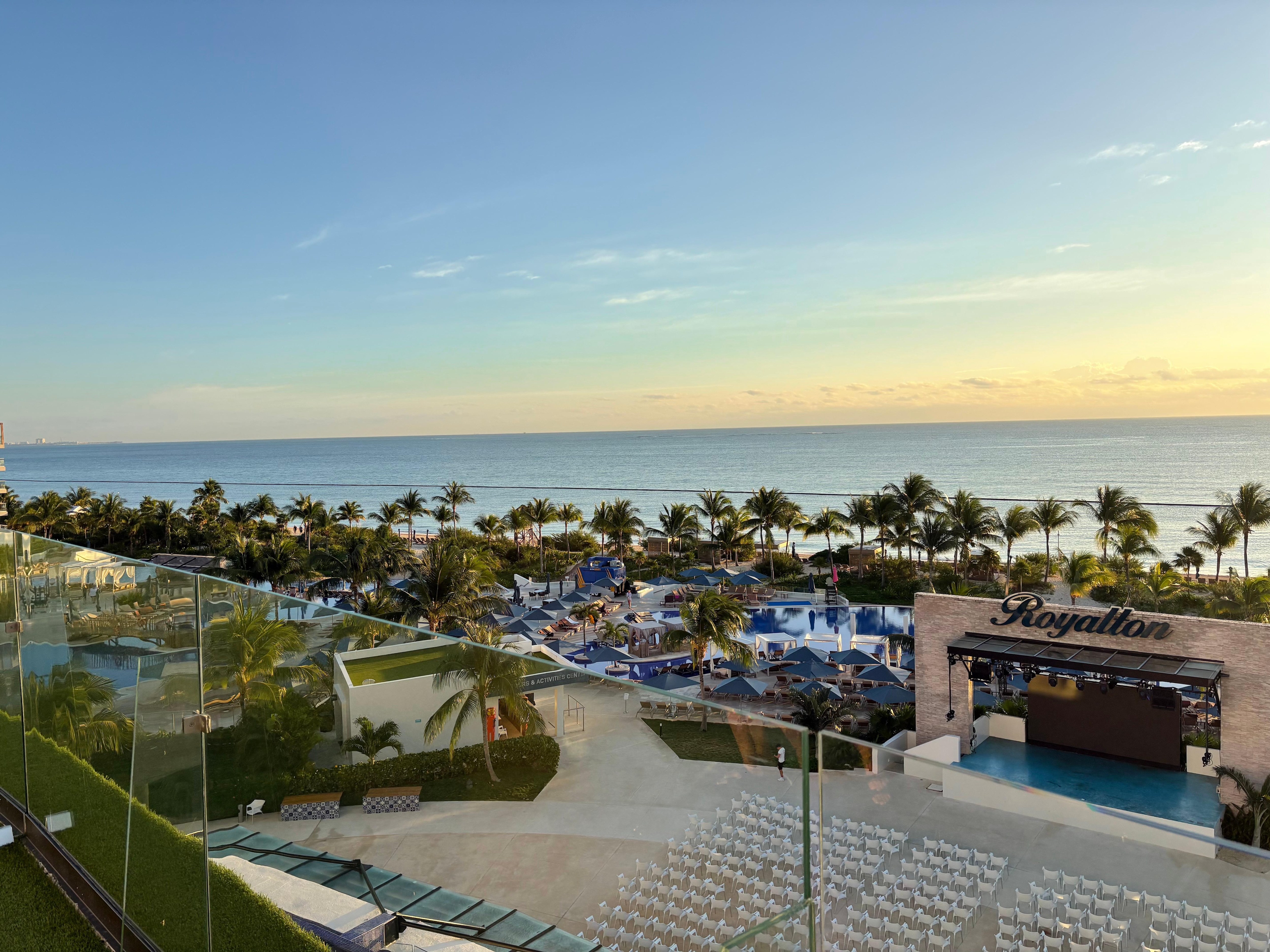 Morning view from room