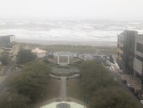 10 fl. As the hurricane off shore. Brought the waves in ...