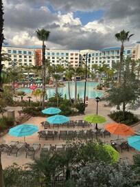 View from room window.