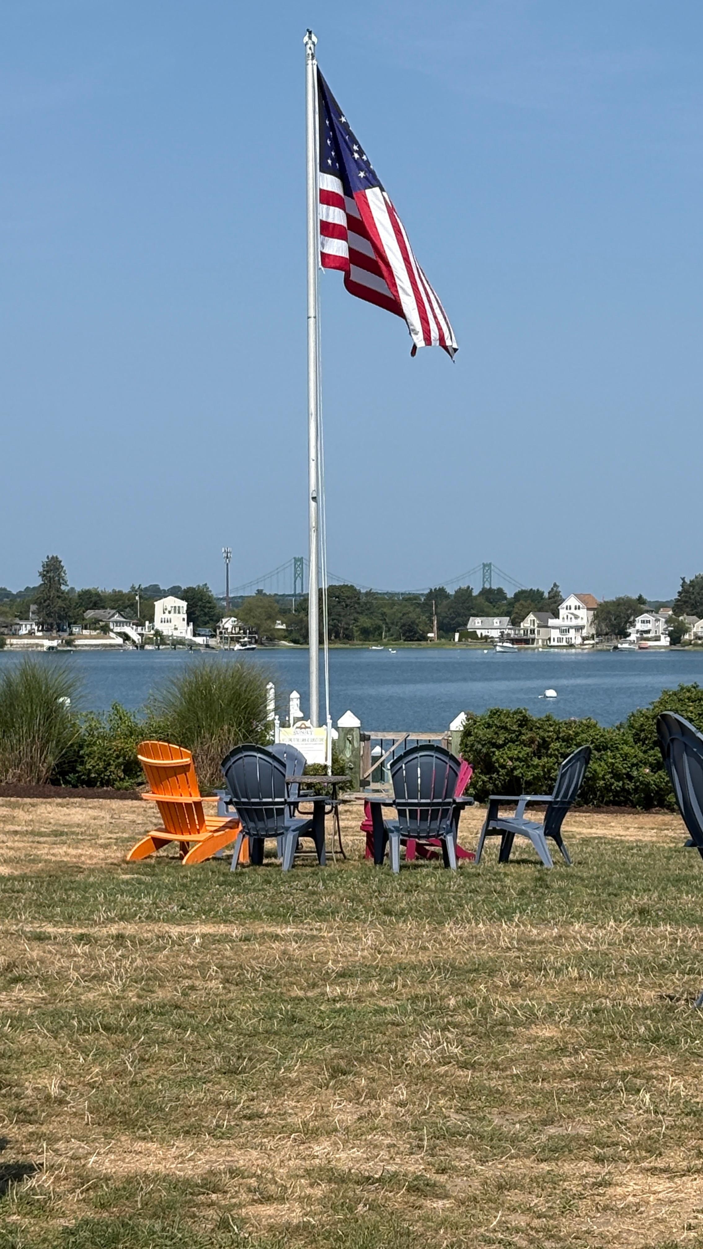 Beautiful views of the bay.