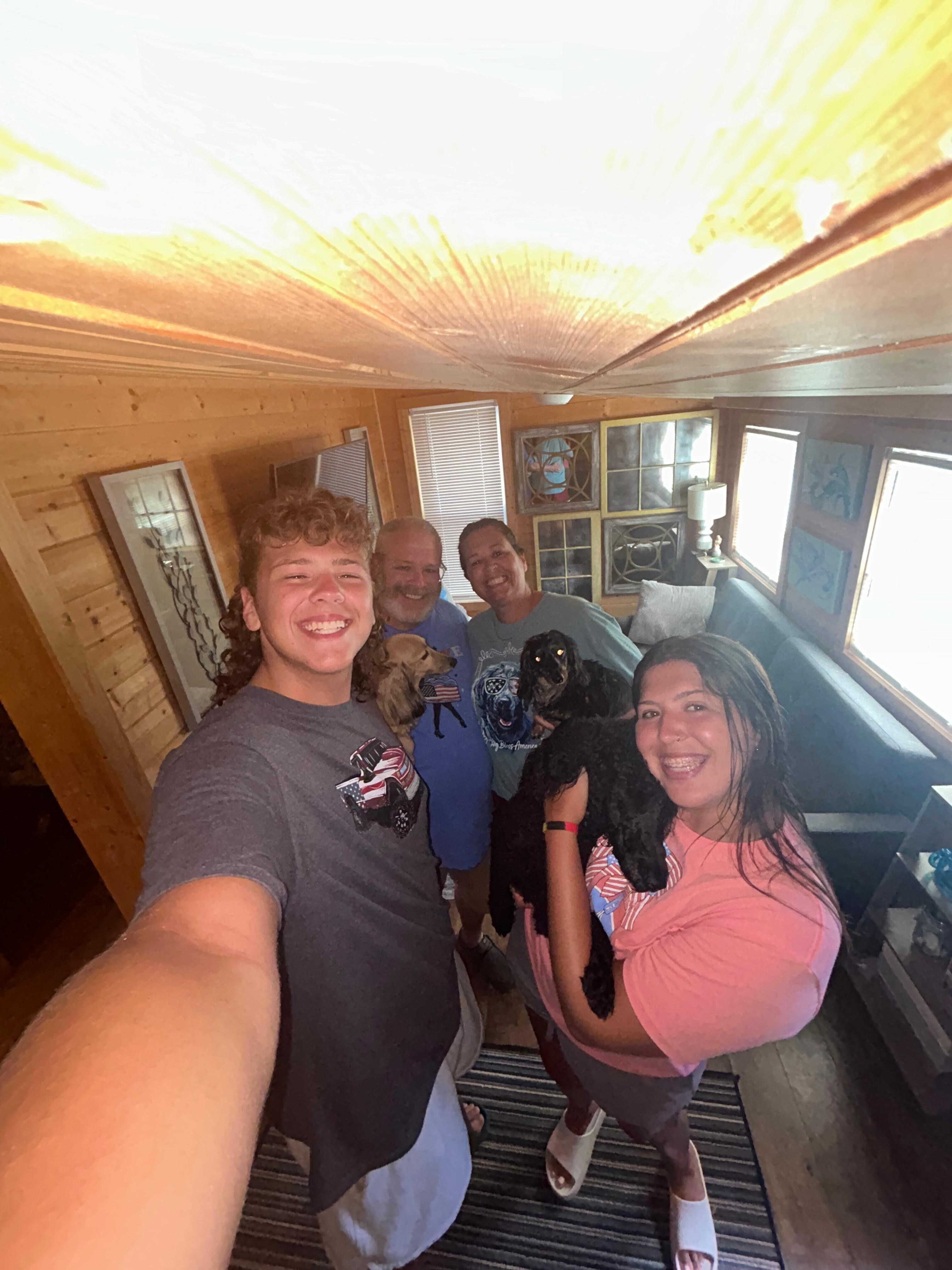 Our fur babies had a blast as well!