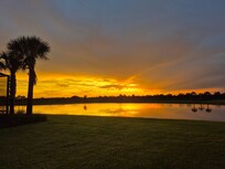 Sunset View from the back yard