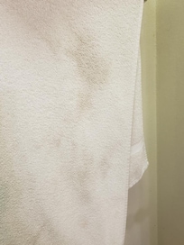 Dirty bath towels
