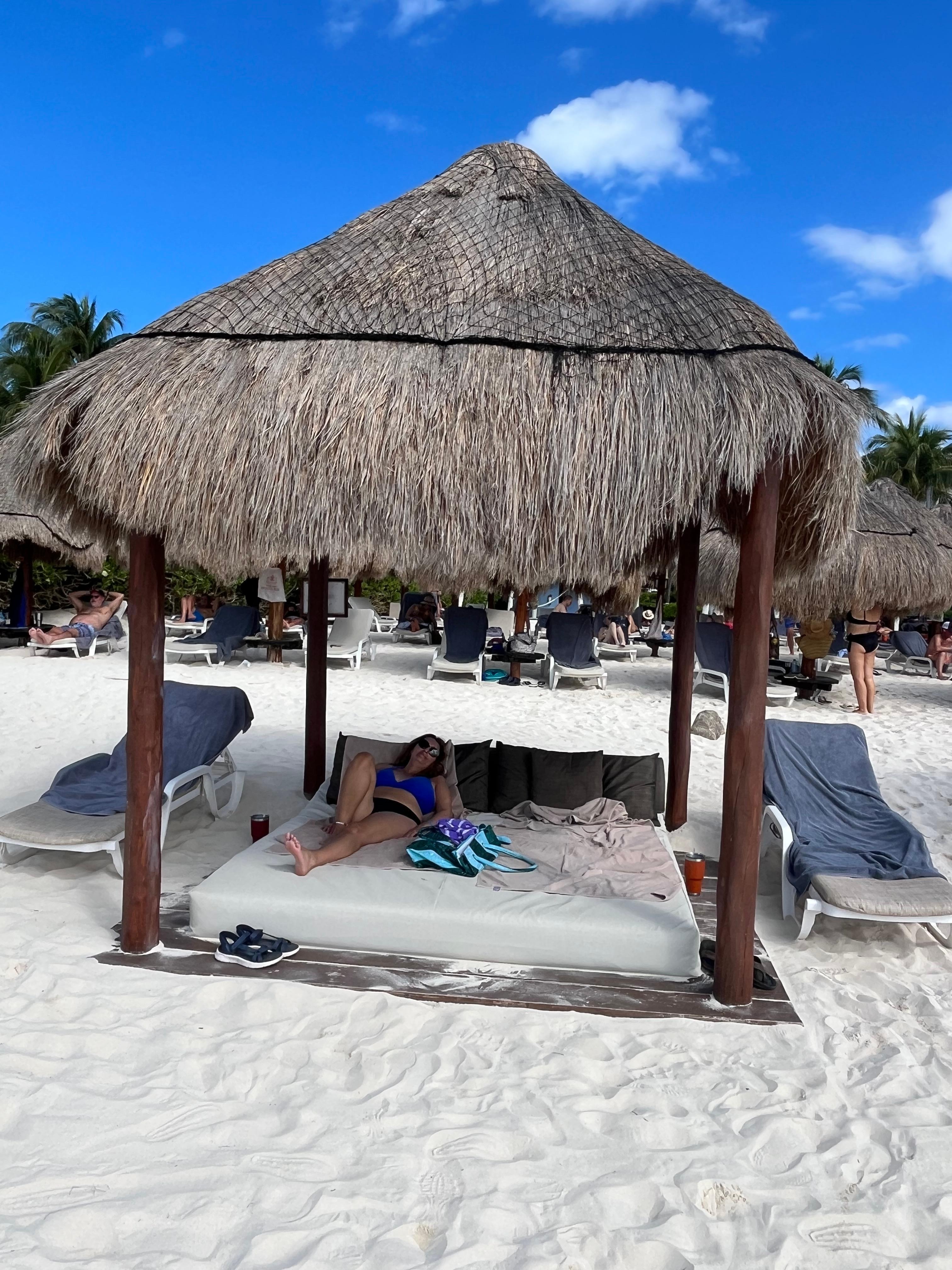 Rent a Bali bed and never worry about going early to get your beach spot. 