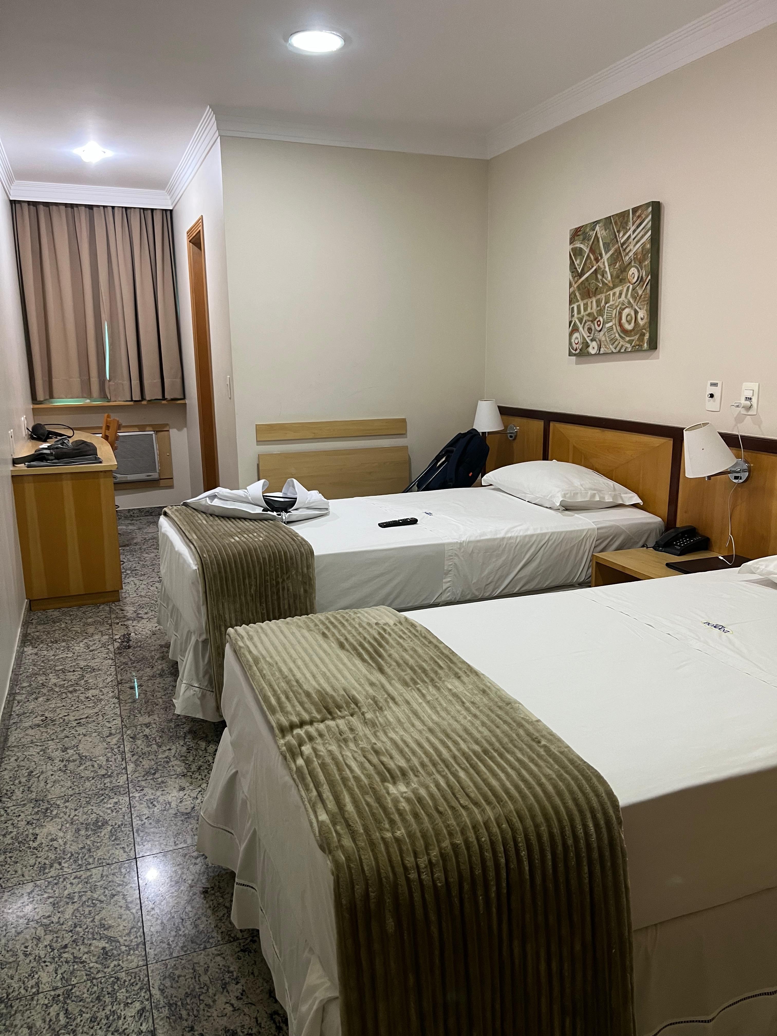 Vista da porta do quarto 