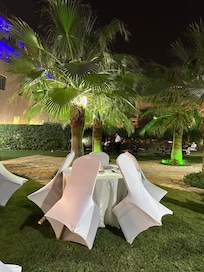 Outside eating area