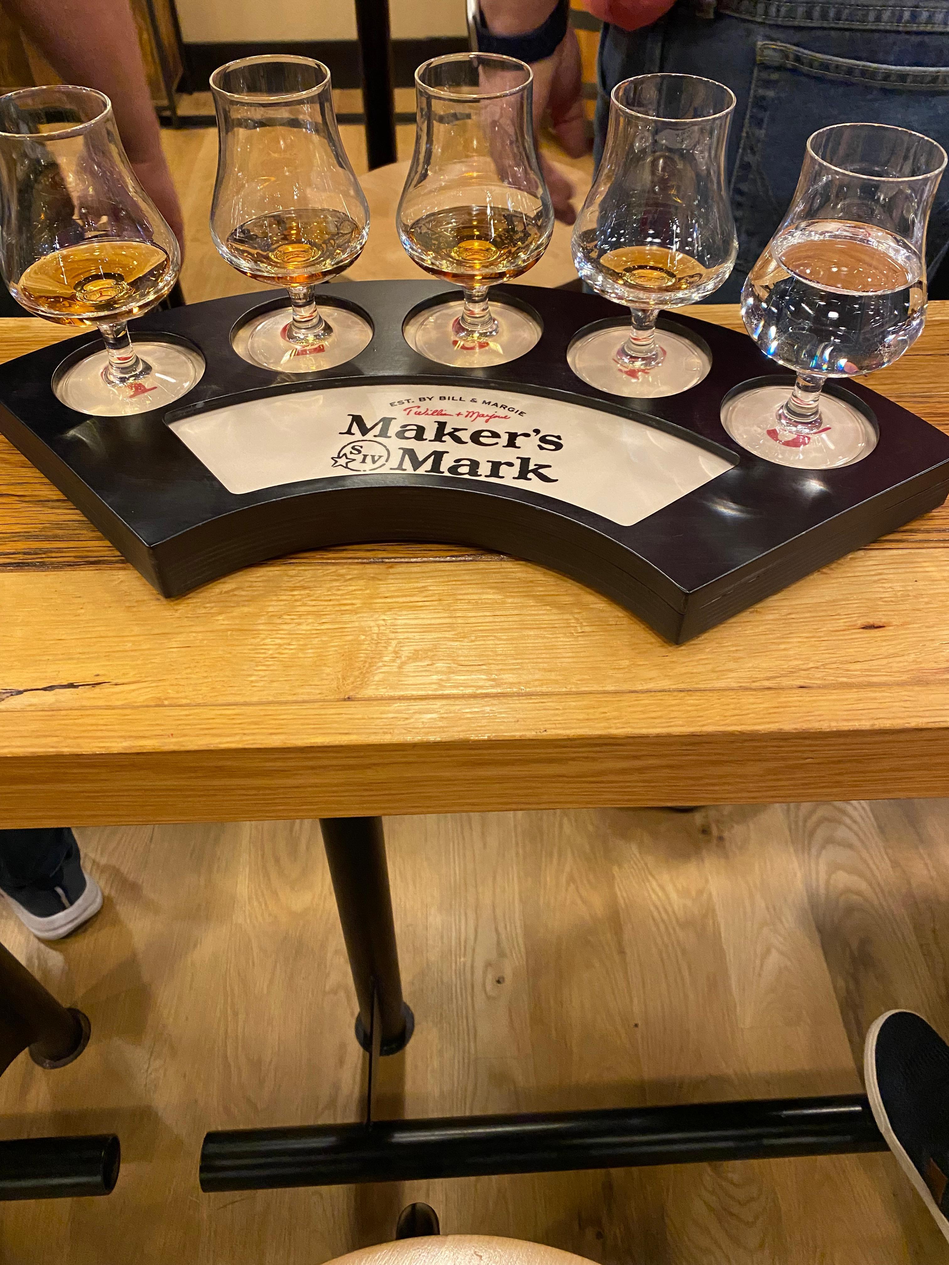 Makers Mark tasting