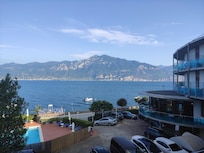 Vista dal balcone della camera