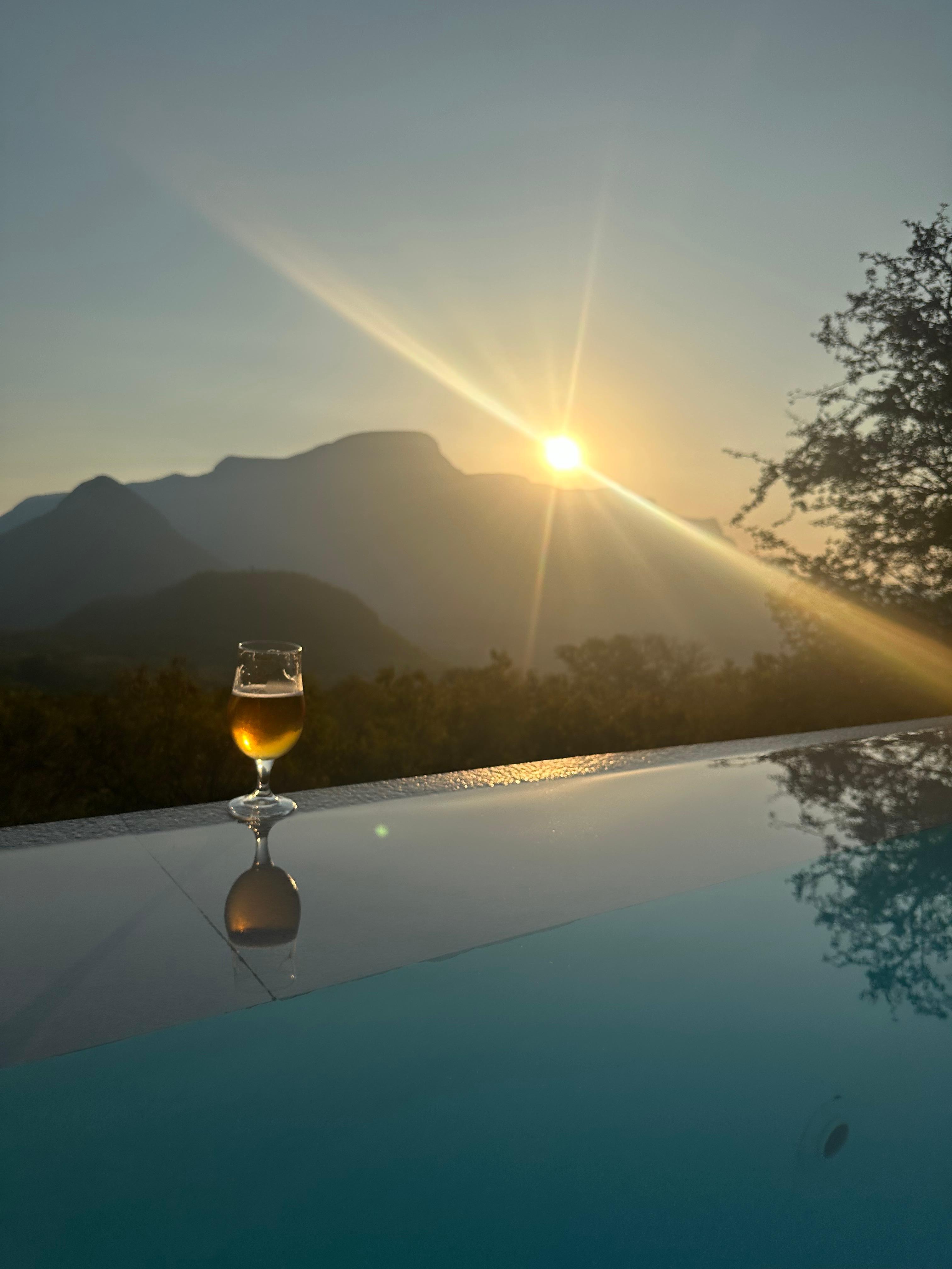 A beer with a view