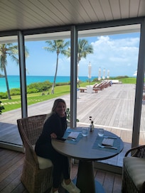 View from restaurant