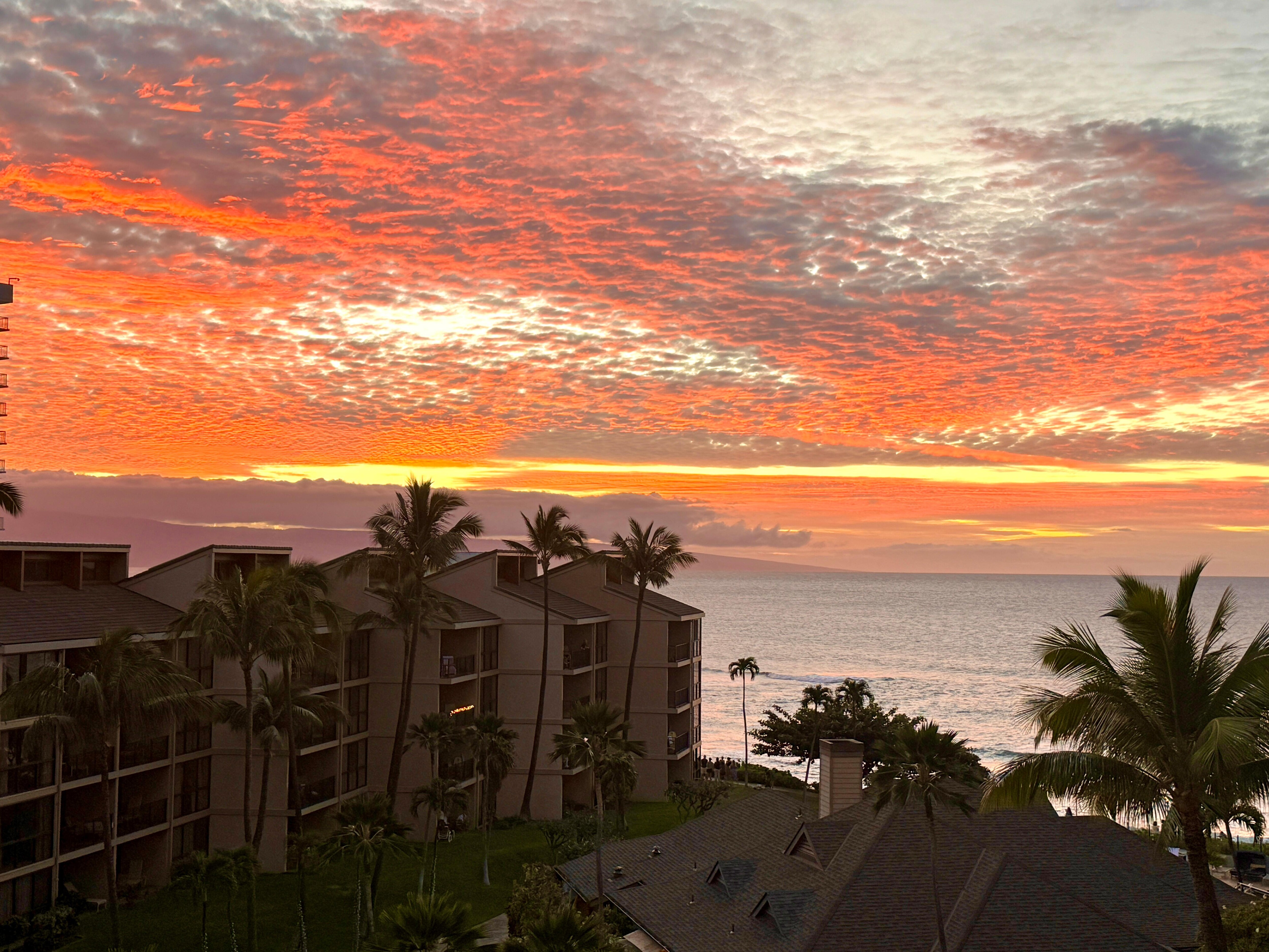 Sunset from the unit