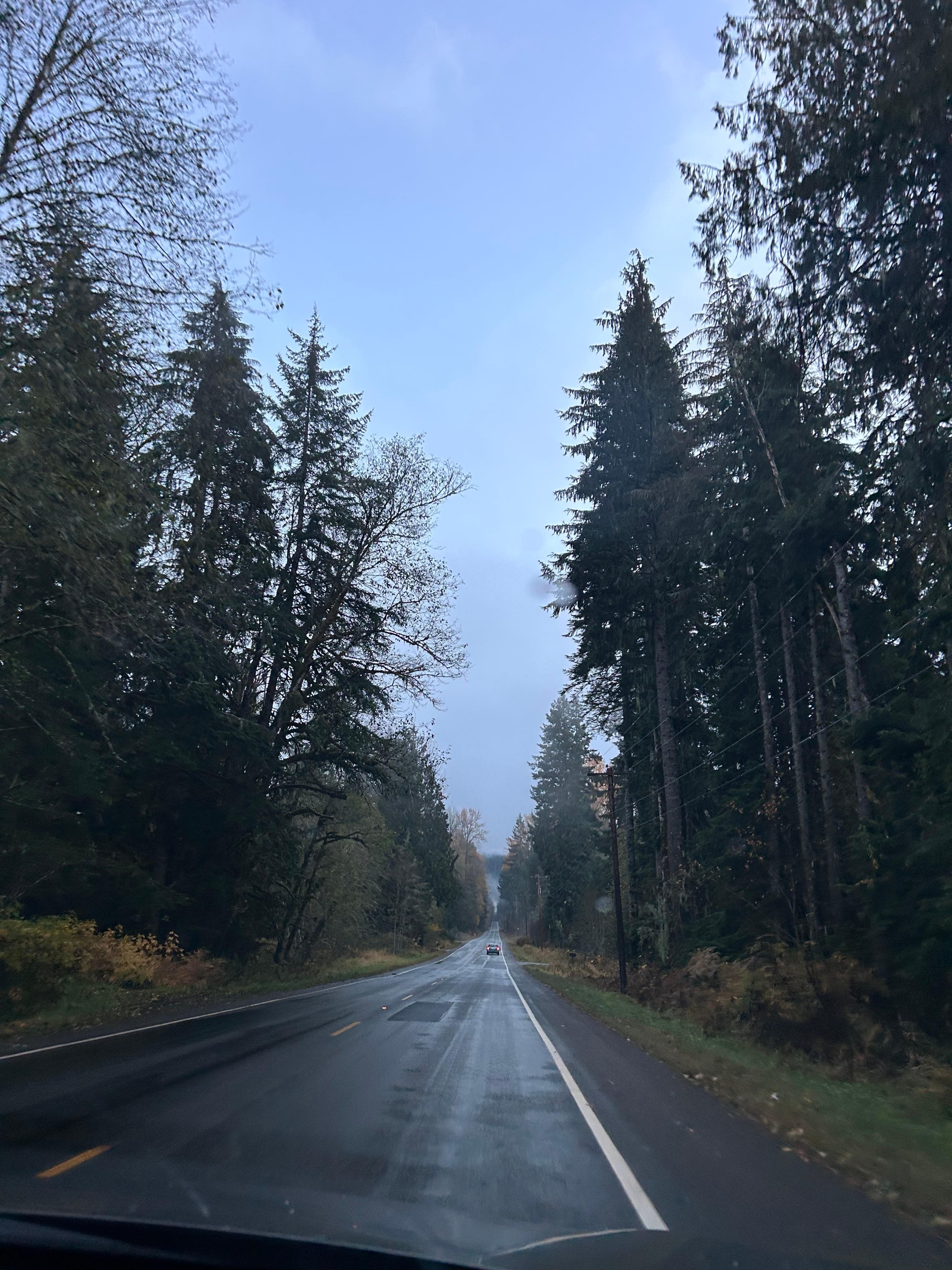 The nice country road to get to the location.