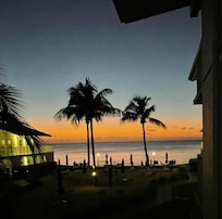 Photo from the balcony at sunset