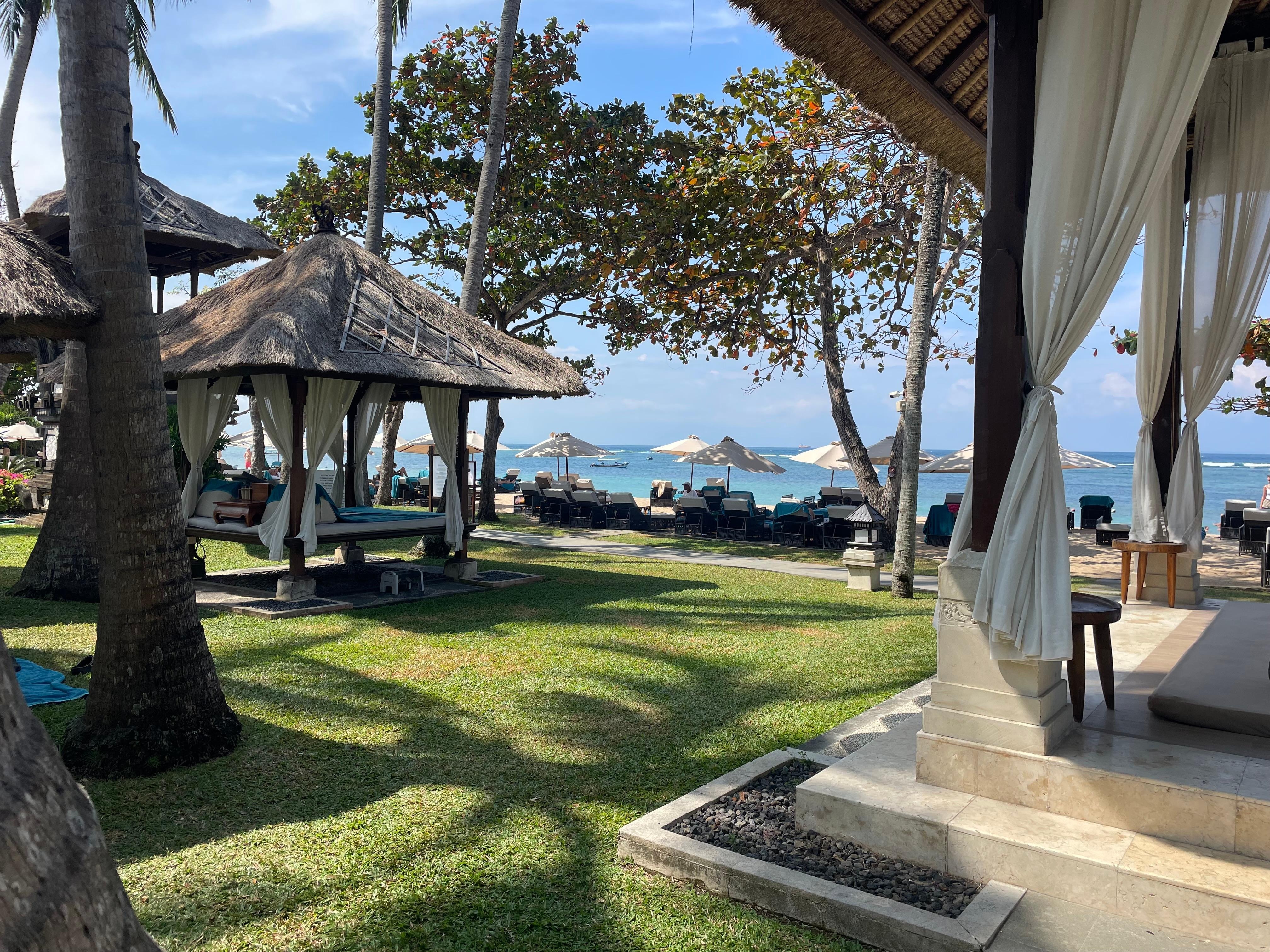 Looking from main pool towards the beach