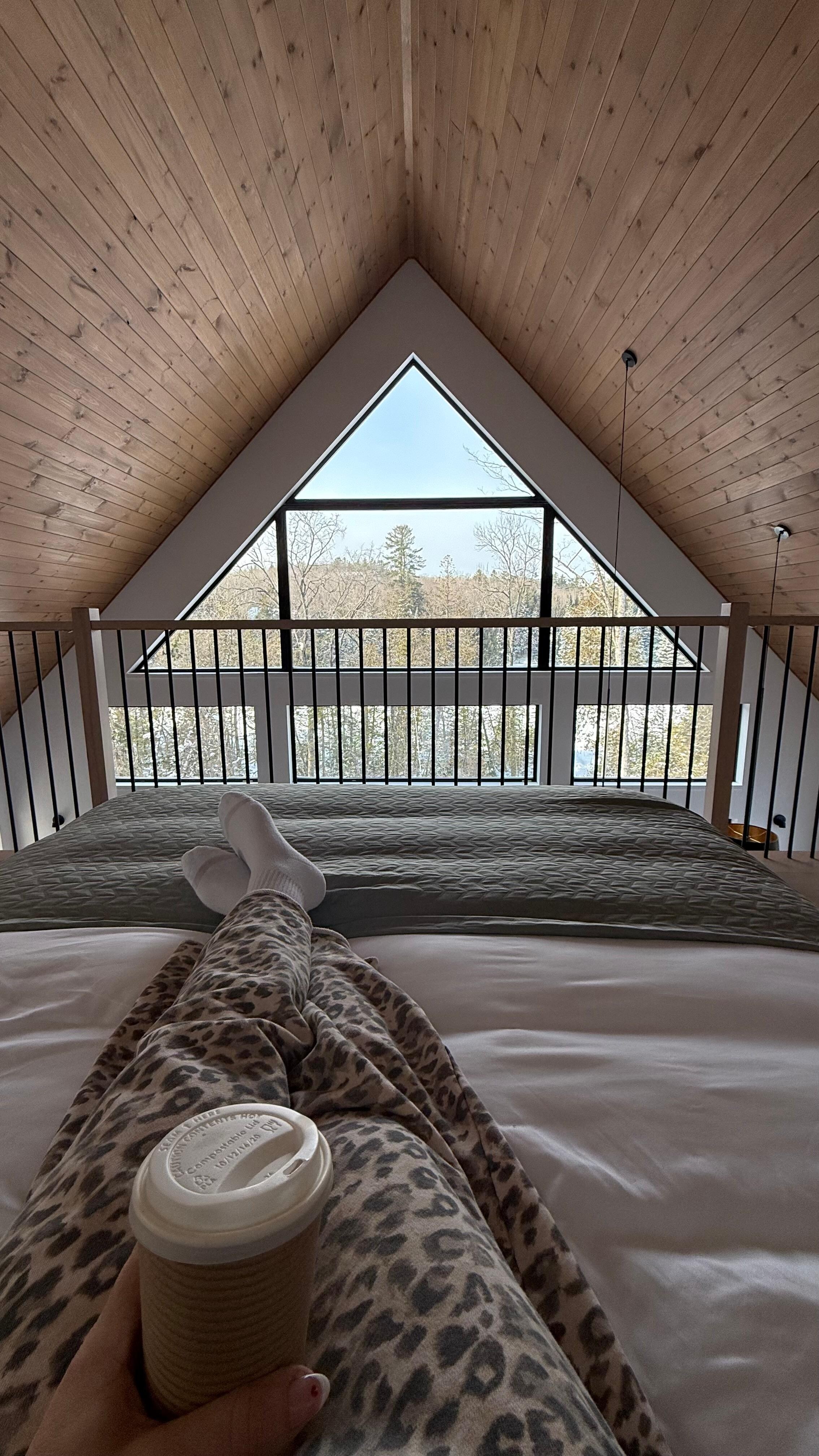 Loft bedroom view 