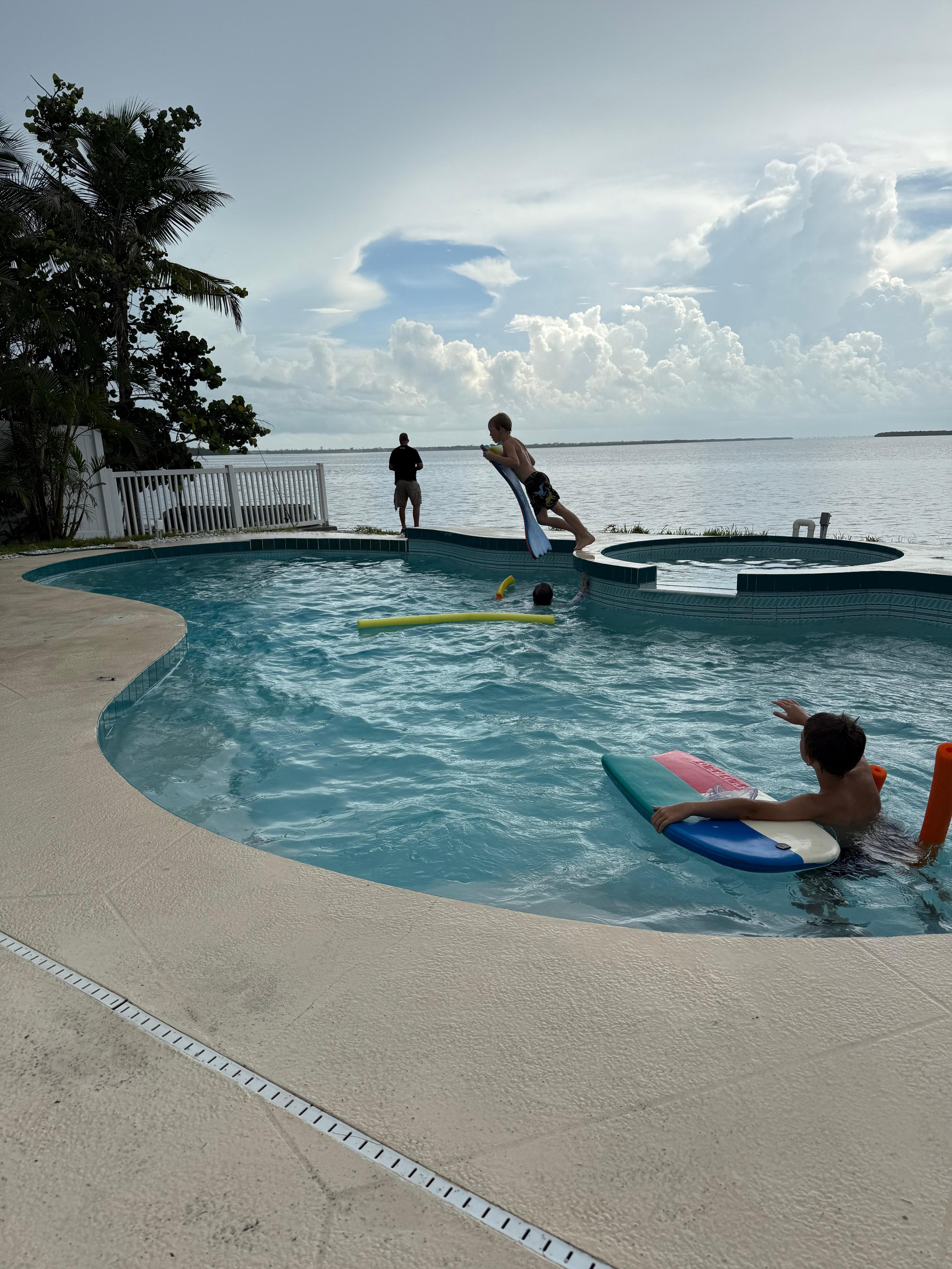 Kids loved the pool.