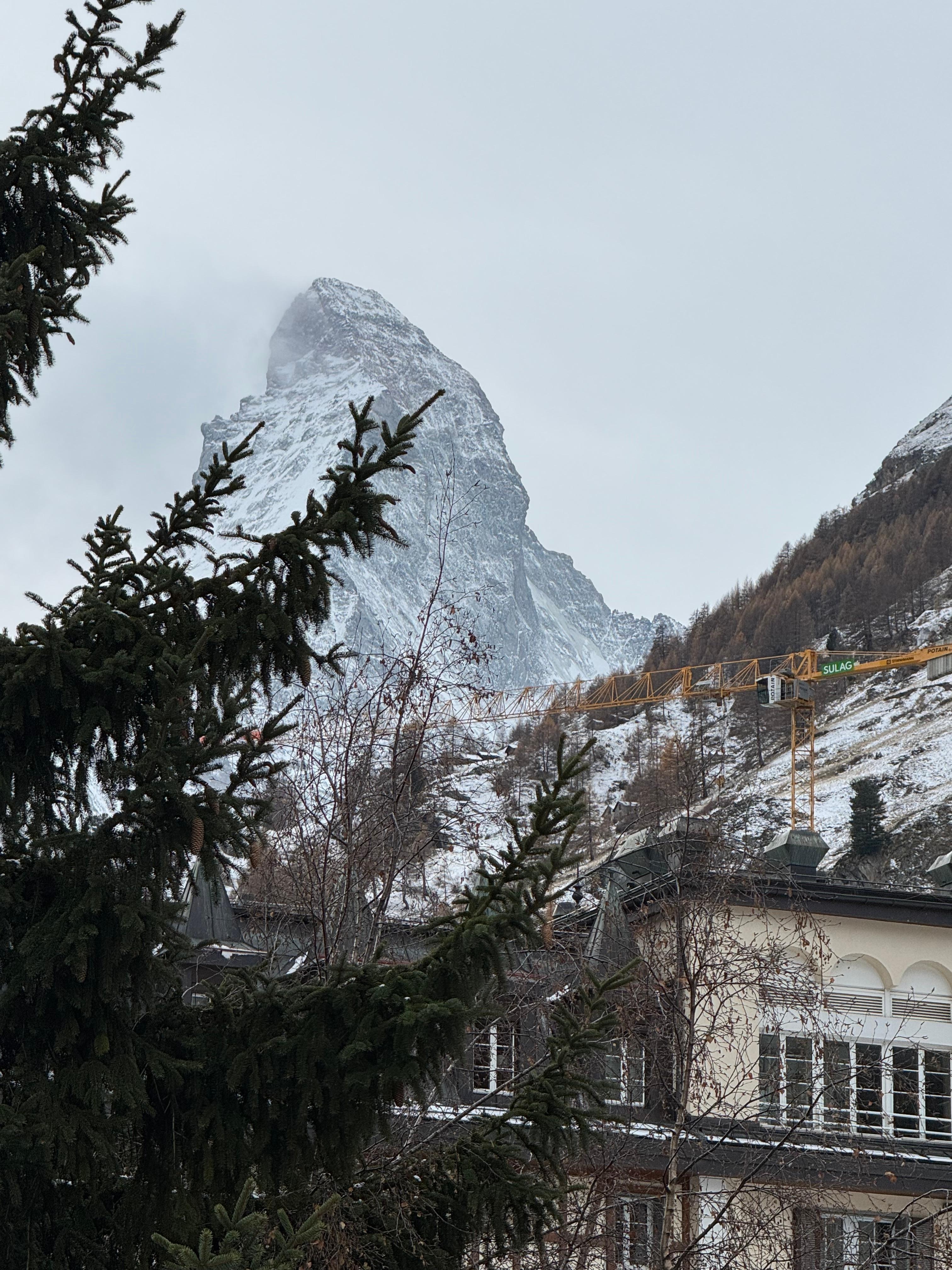 View of the Matterhorn from the balcony!