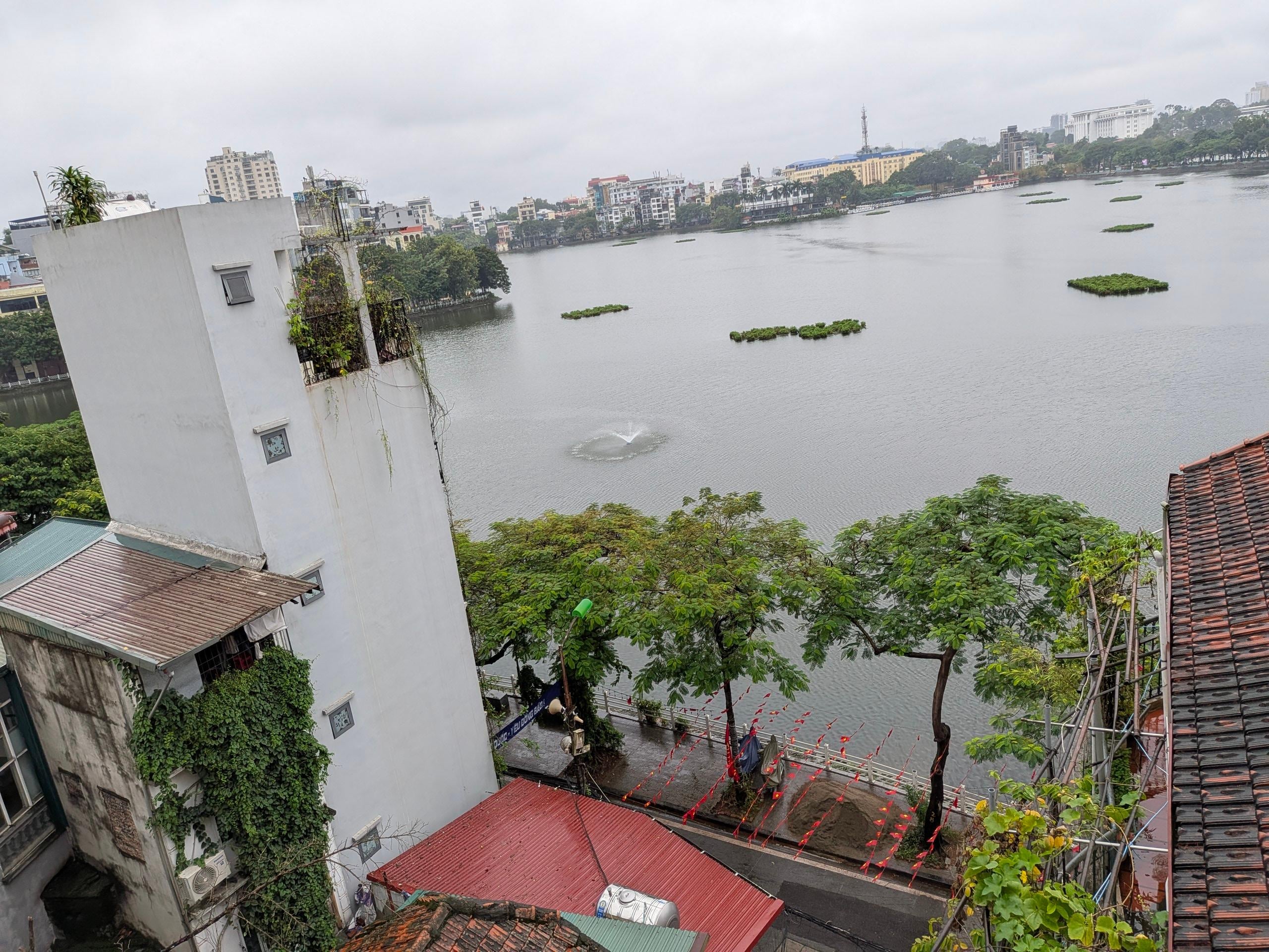 The view from our very small balcony.