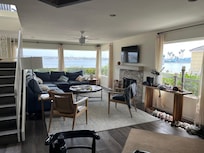 View of bay from kitchen.