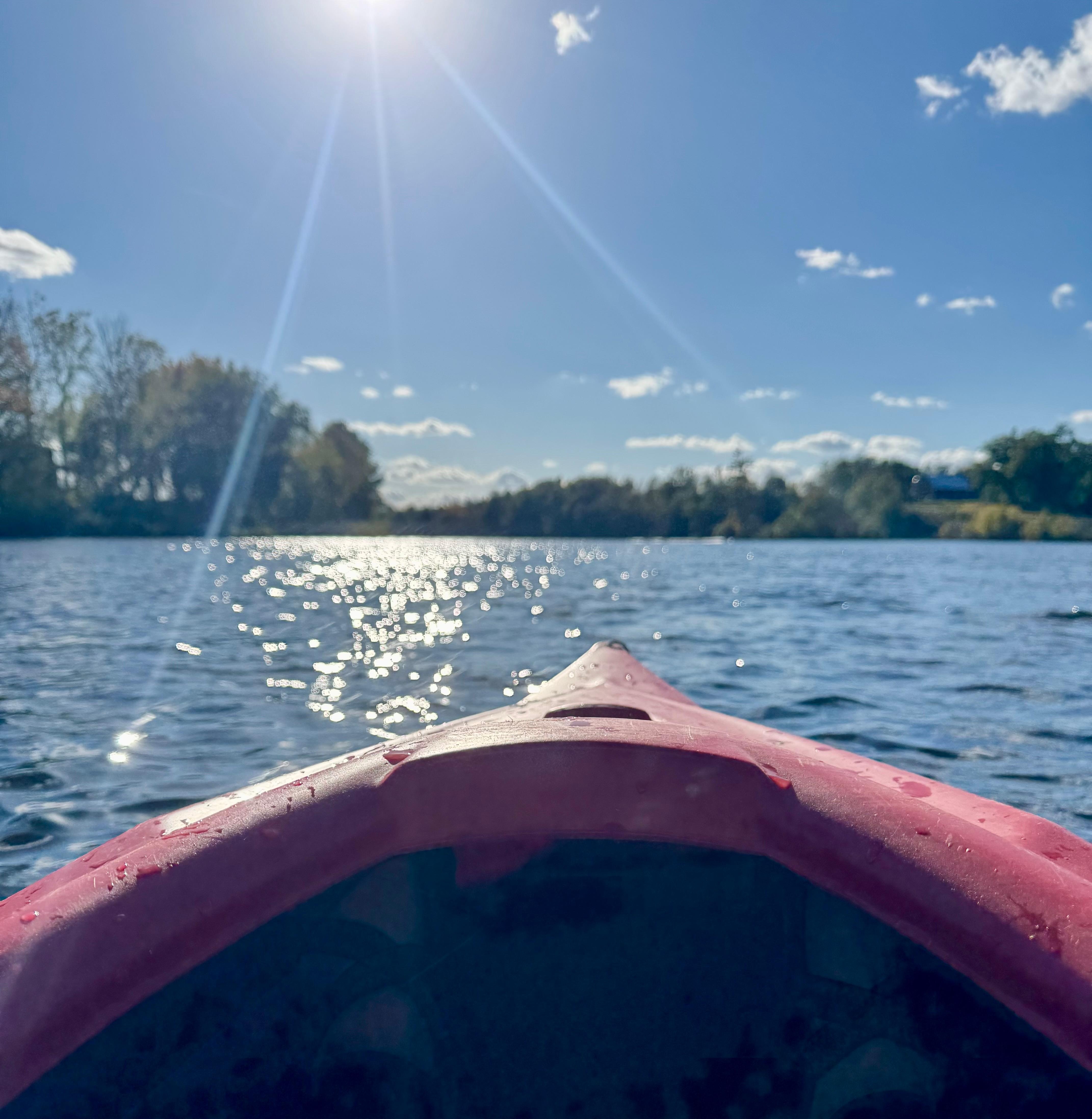 Beautiful day for kayaking.