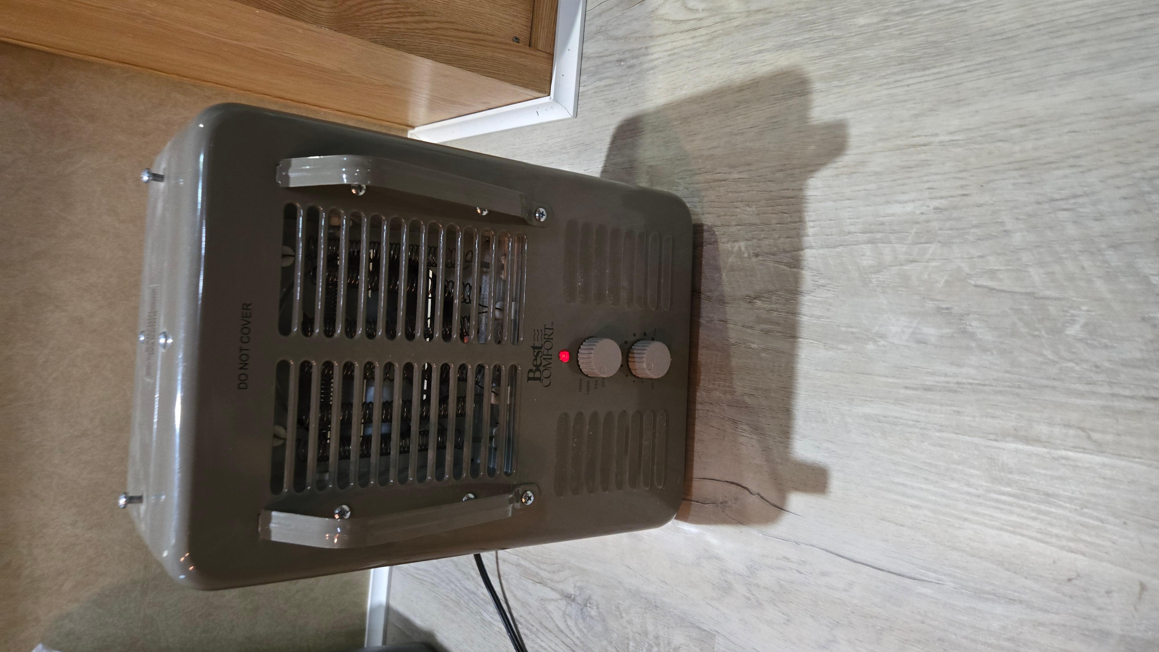 Rickety squeaky space heater cause furnace is broken