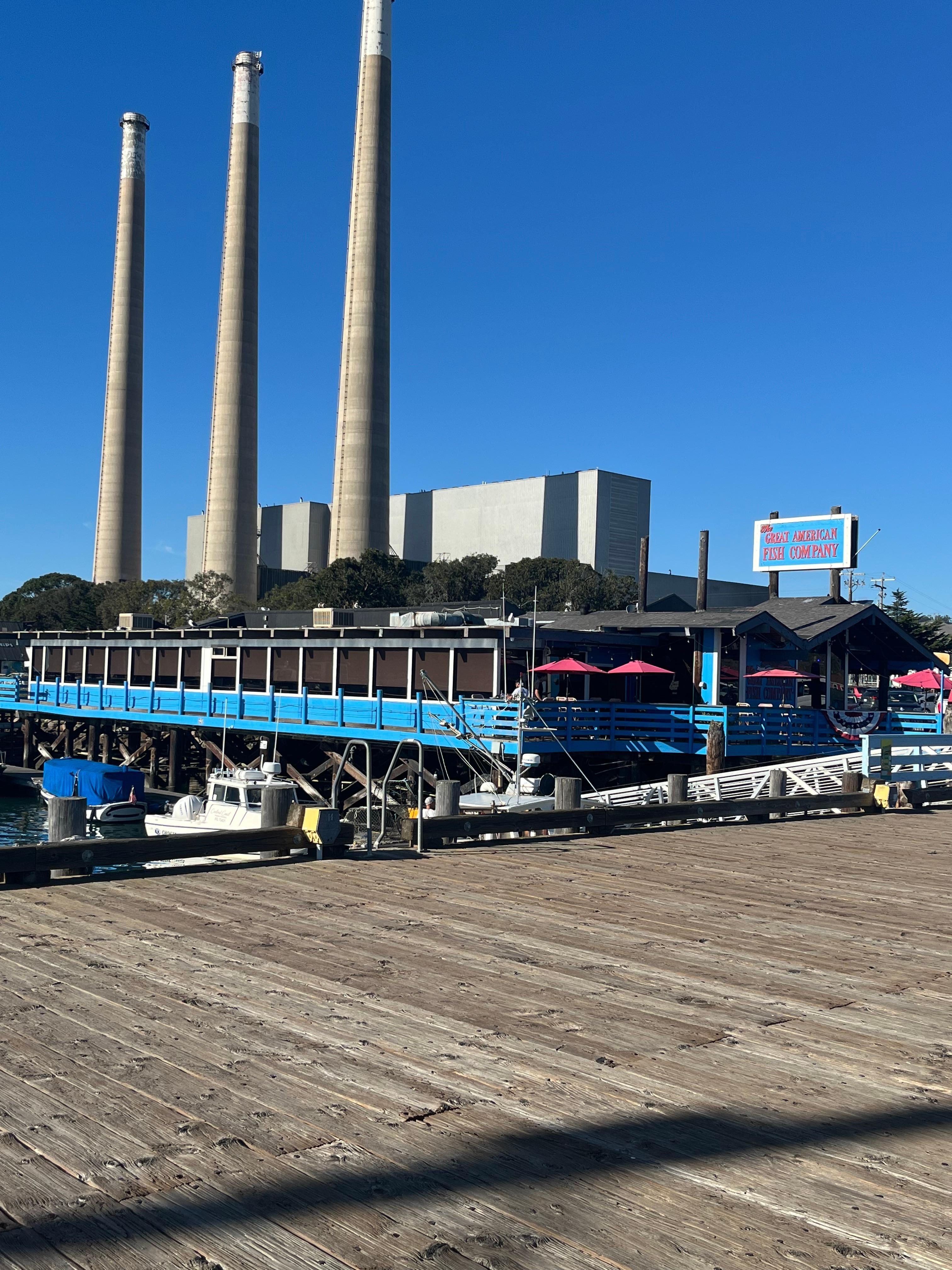 I went over to the Bay and had some fish, great and delicious 