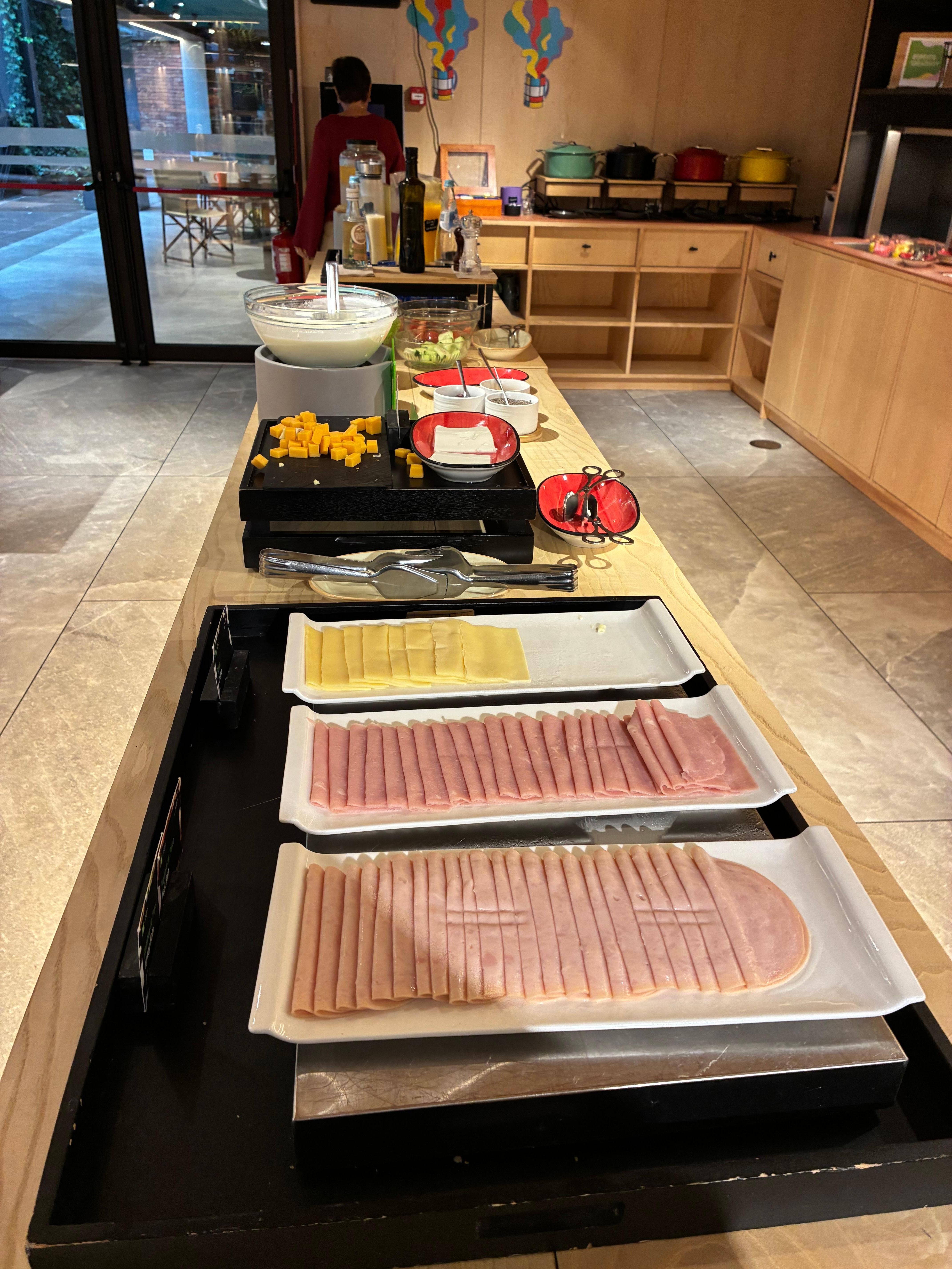 The breakfast was really nice. 