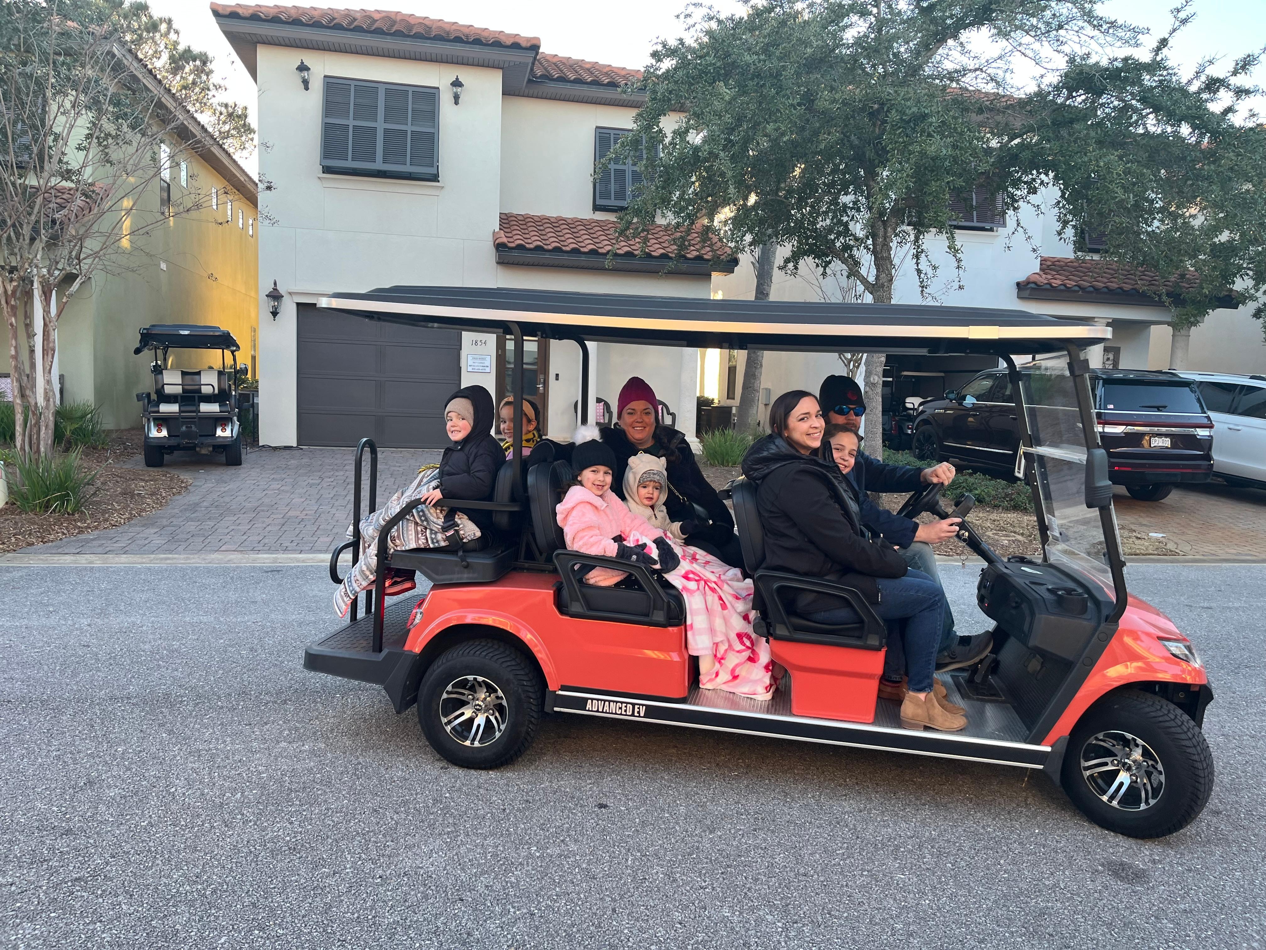 Golf cart came with the rental.  The kids thought it was especially great.