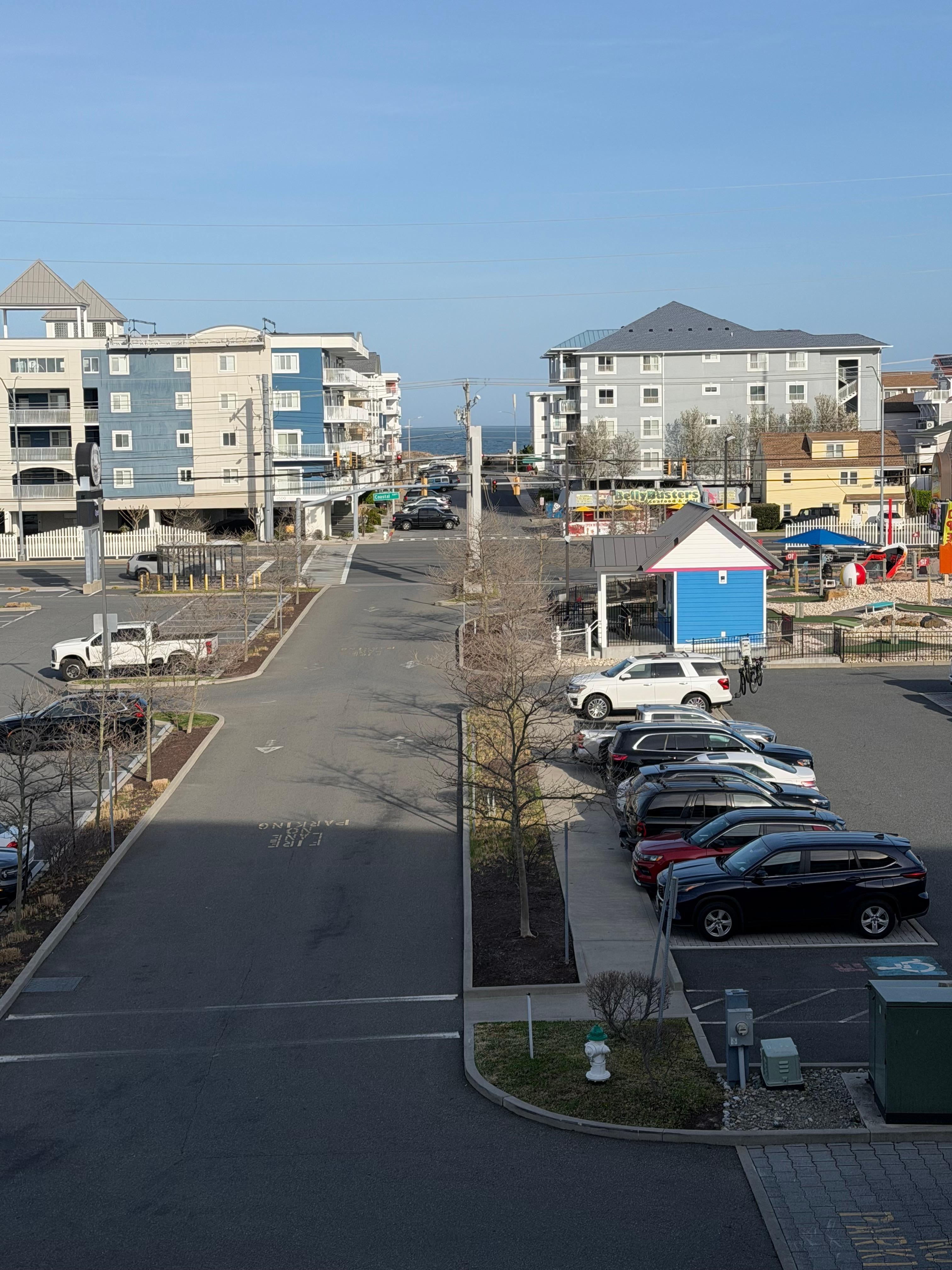 From 3rd flr balcony side view to front 